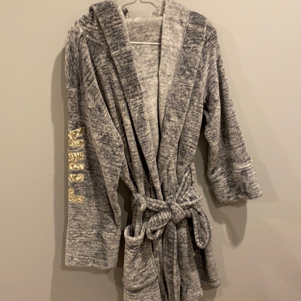 PINK sequin robe